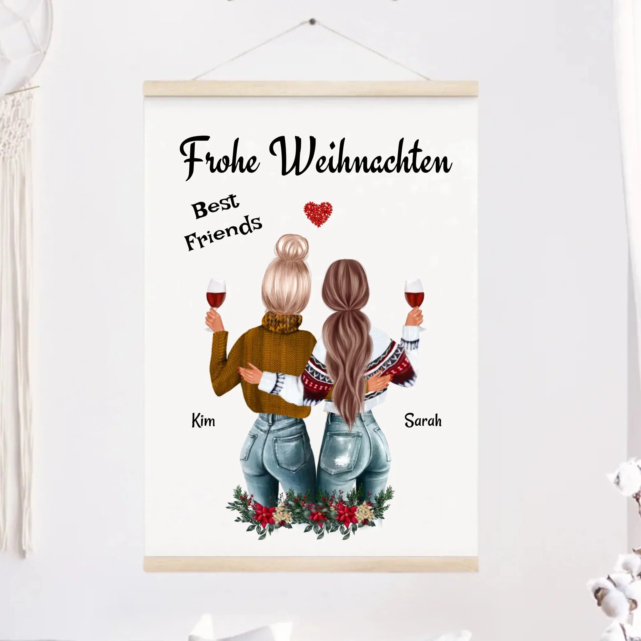 Beste Freundin Weihnachtsgeschenke personalisiert - Cantty
