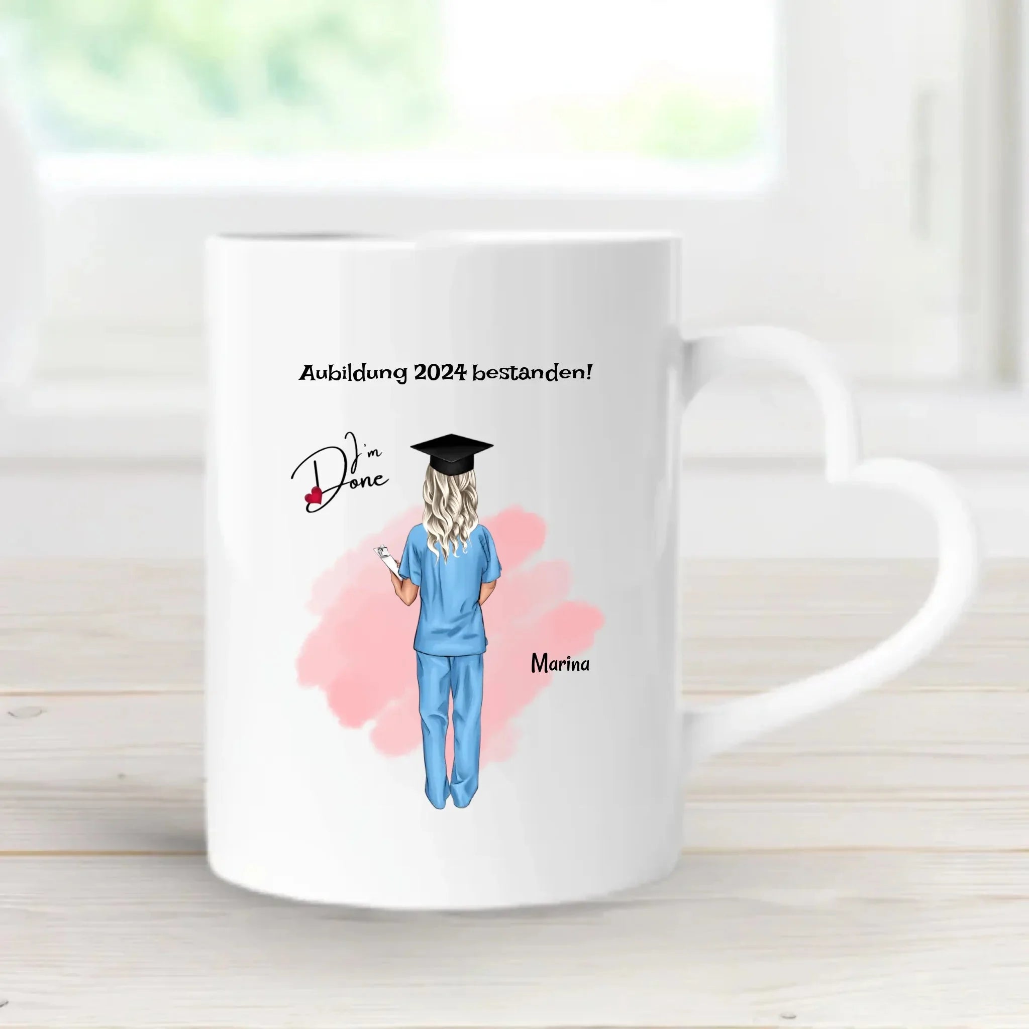 Krankenschwester Ausbildung Examen bestanden Geschenke personalisiert - Cantty