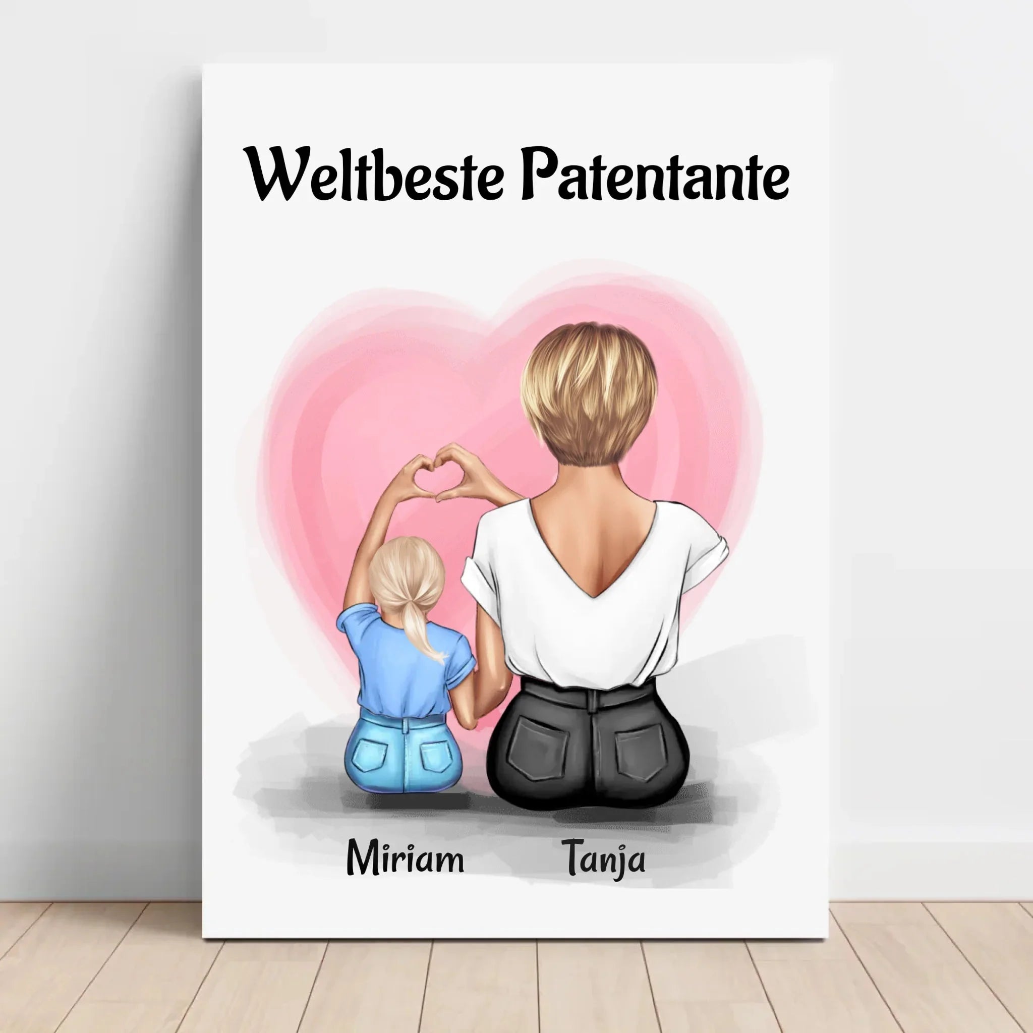 Patentante Leinwand Geschenke personalisiert