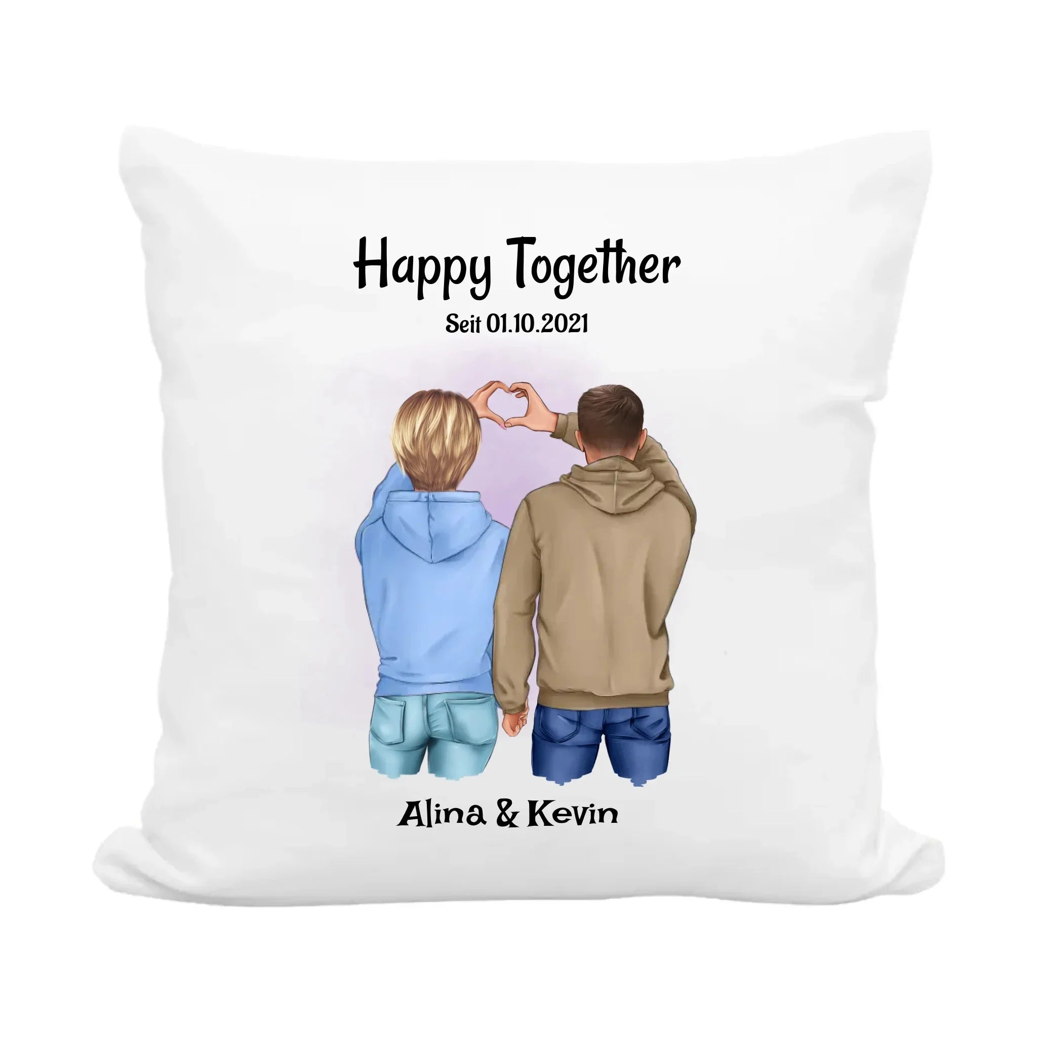 Pärchen Kissen Geschenke personalisiert