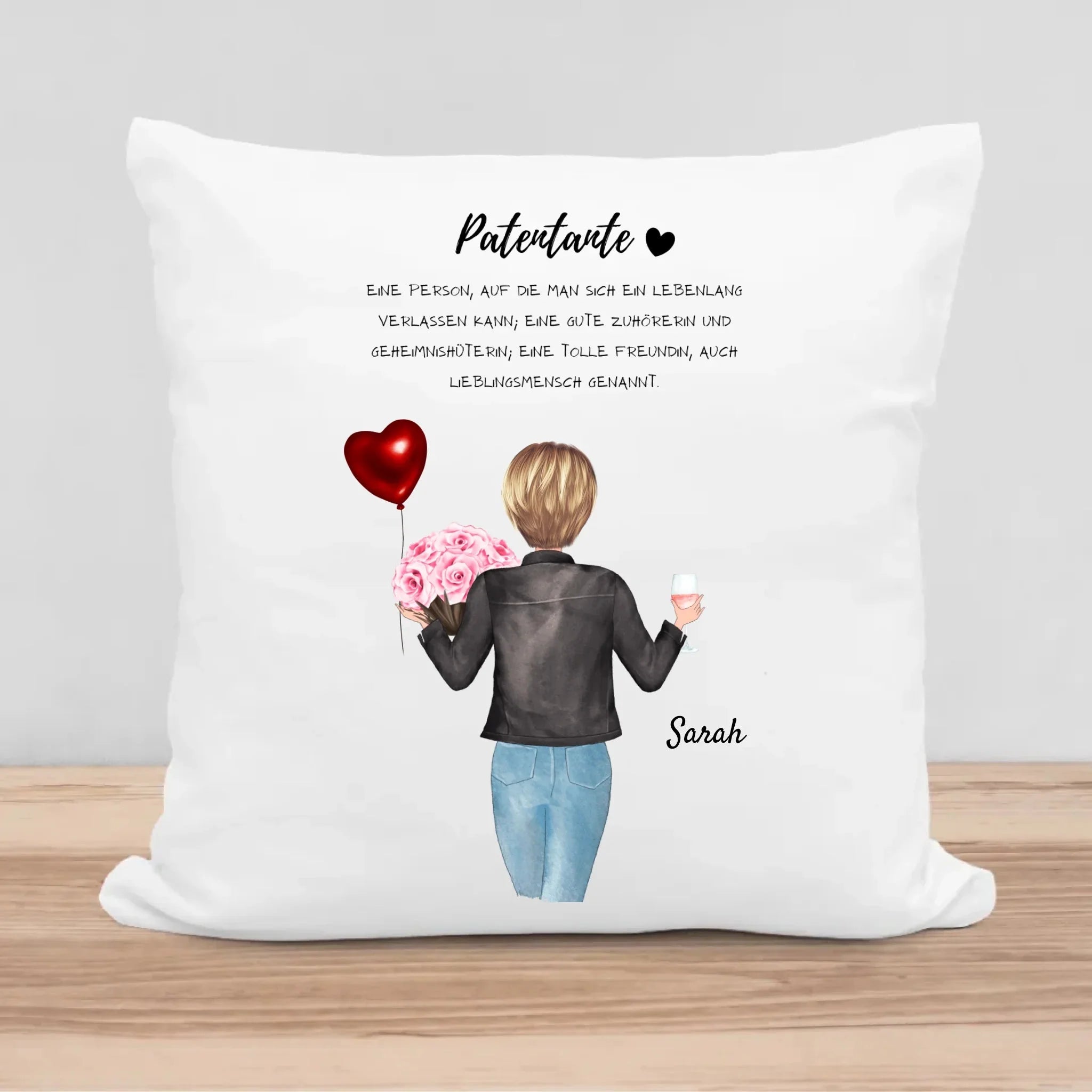 Patentante Kissen Geschenke personalisiert