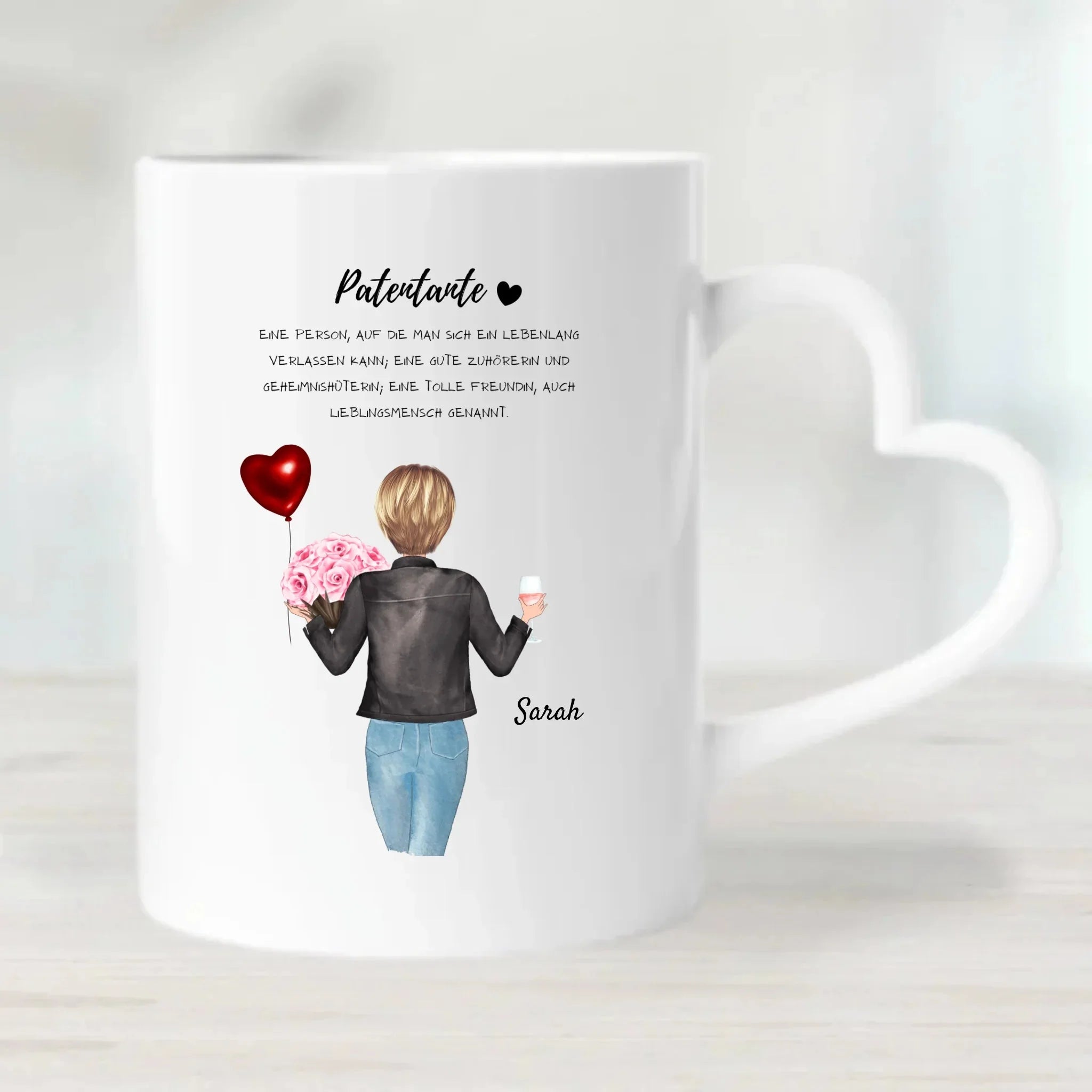Patentante Tasse Geschenke mit Name personalisiert