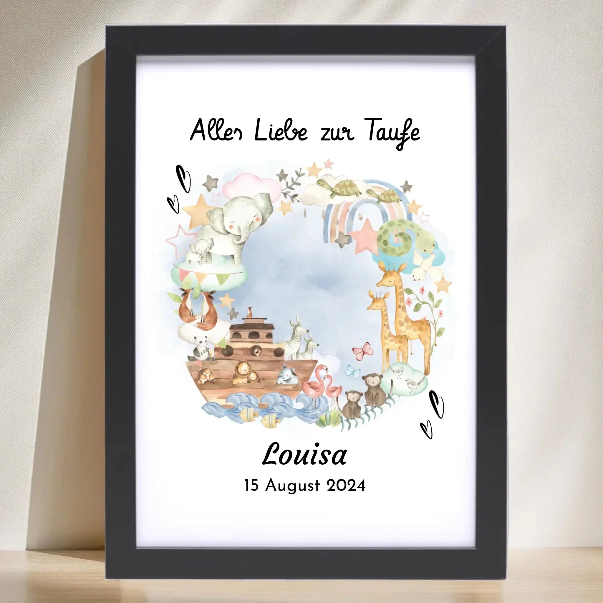 Taufe Geschenk für Junge & Mädchen personalisiert