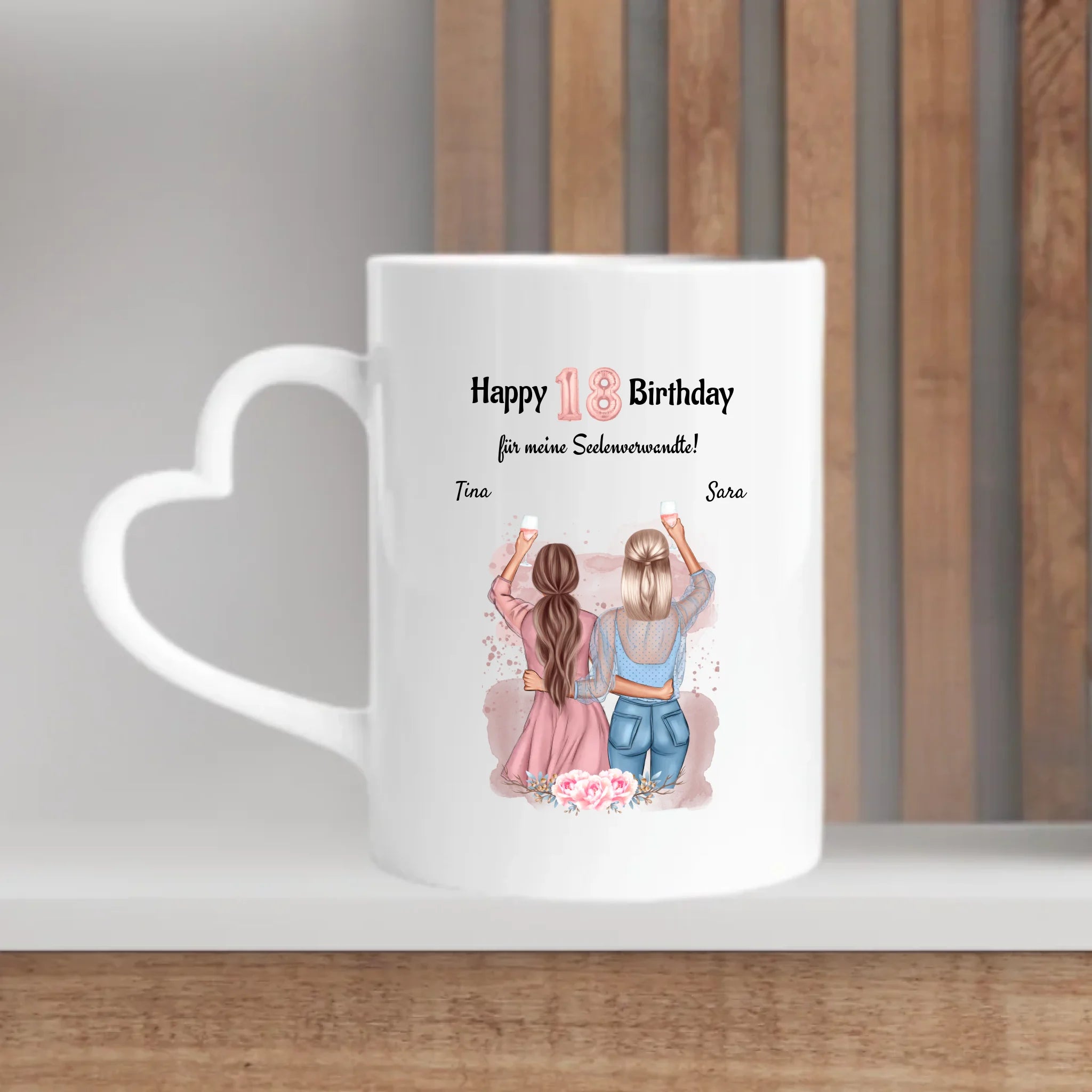 18 Geburtstag beste Freundinnen Tasse - Cantty