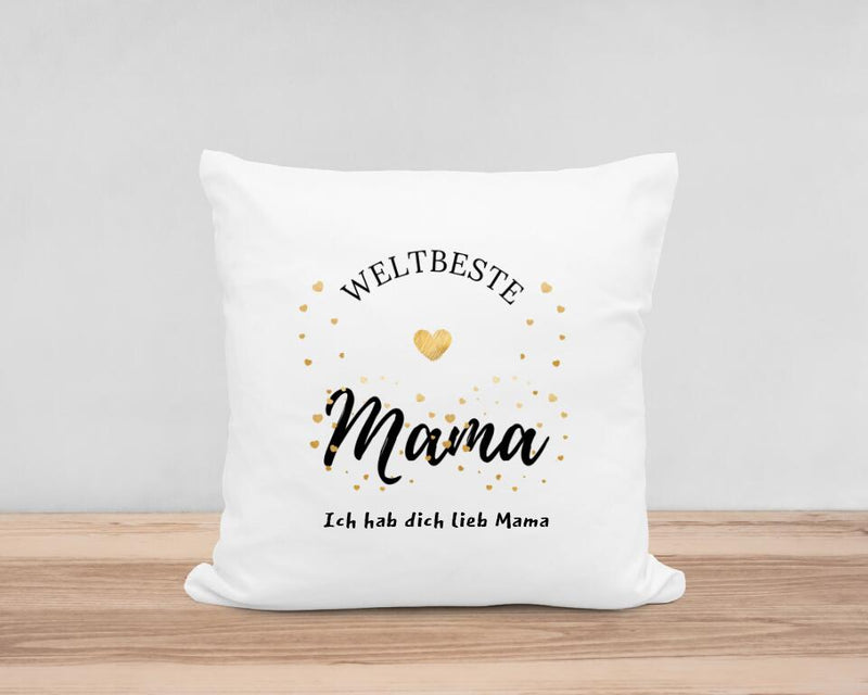Mutter Geschenk Kissen personalisiert mit Spruch - Cantty