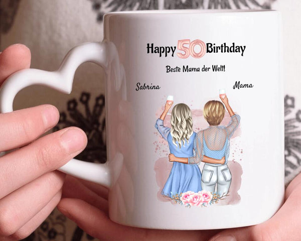 Mutter Geburtstag Tasse personalisiert - Cantty