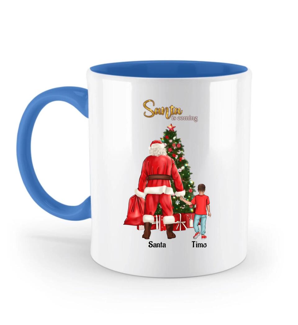 Weihnachtstasse für kleinen Jungen personalisiert - Cantty