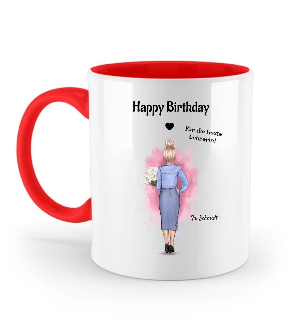 Lehrerin Tasse Geschenk personalisiert - Cantty