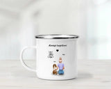Frau mit Hund Tasse Geschenk personalisiert - Cantty