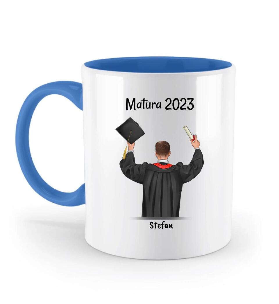 Matura Tasse für Junge & Sohn personalisiert - Cantty