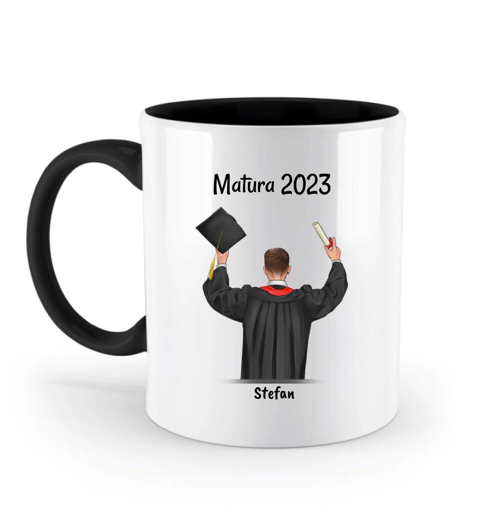 Matura Tasse für Junge & Sohn personalisiert - Cantty
