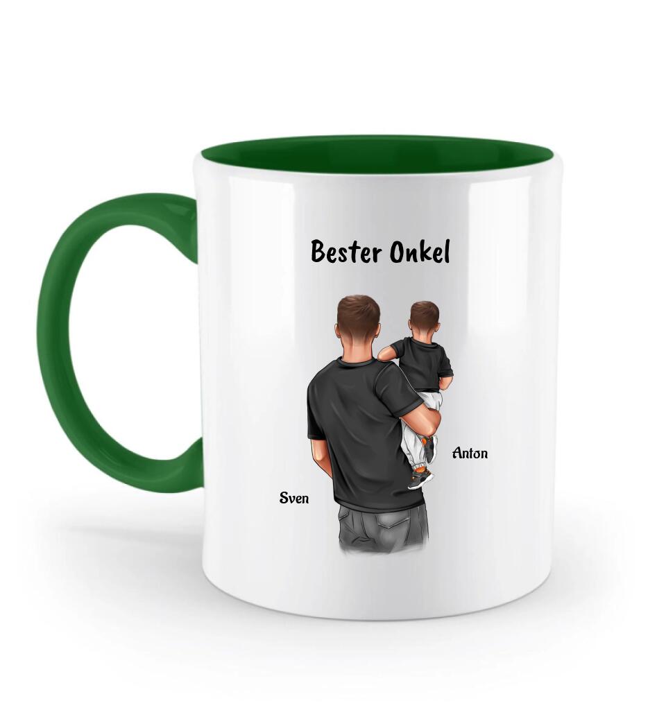Onkel-Geschenkset – 6-teilig Mit Kaffeetasse (325 Ml), Kerze, Socken, Seife, Schlüsselanhänger & Karte