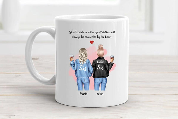 Geschenk Tasse für Schwesterherz personalisieren - Cantty