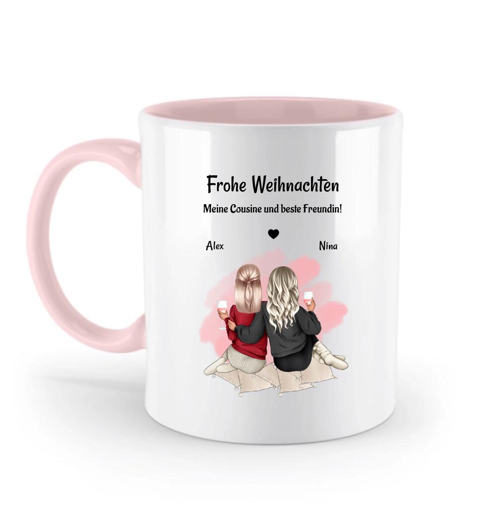 Weihnachtsgeschenk Tasse für die Lieblingscousine gestalten - Cantty