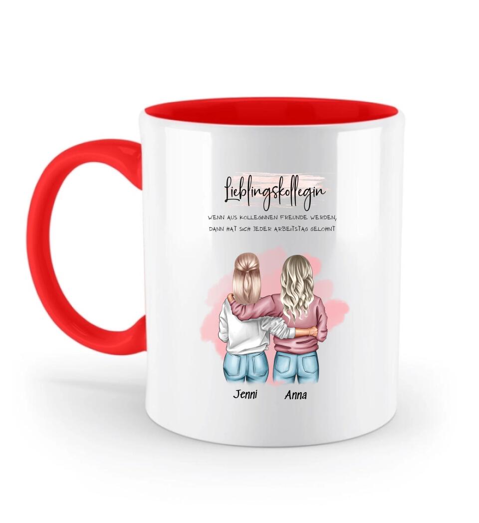 Geschenk Tasse für die Lieblingskollegin mit Namen