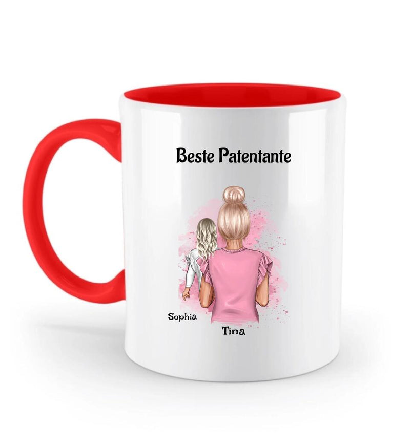 Personalisiertes Tasse Geschenk für Patentante - Cantty