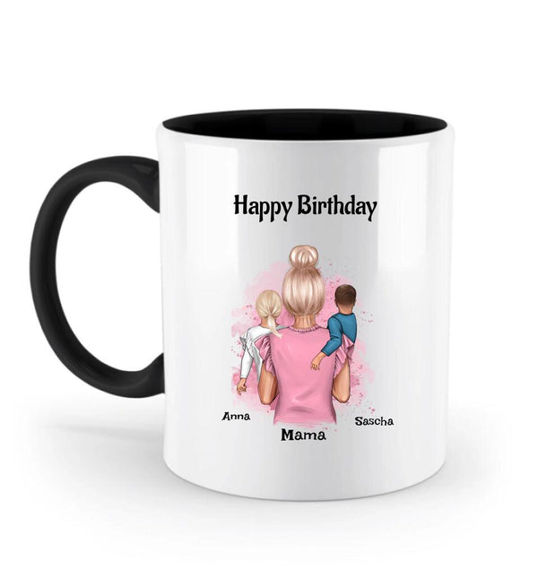 Mutter Geburtstag Geschenk Tasse mit kleinen Kindern - Cantty