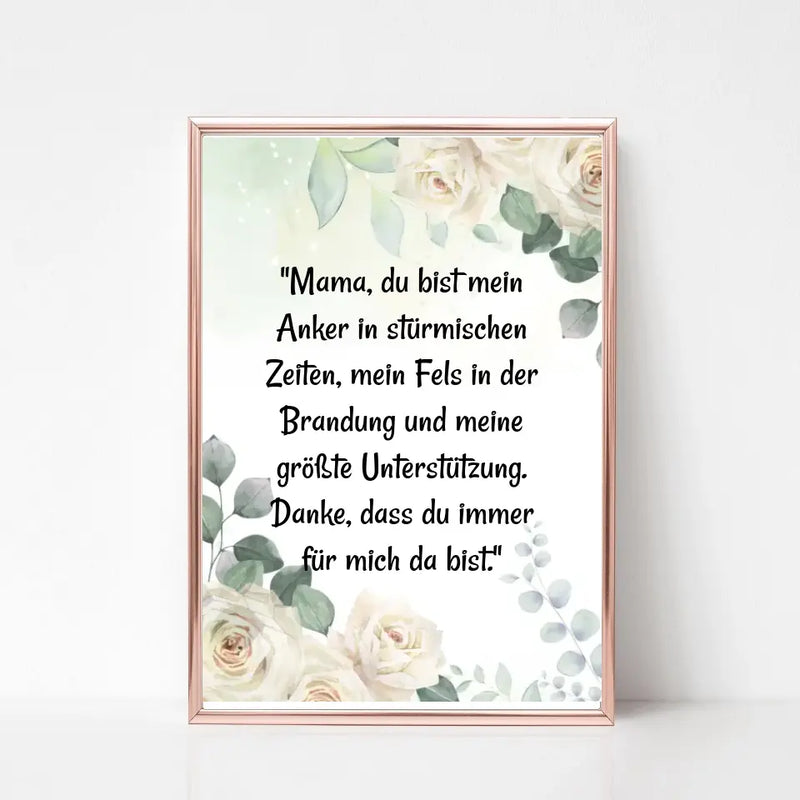 Mutter und Tochter Spruch Poster Geschenk - Cantty