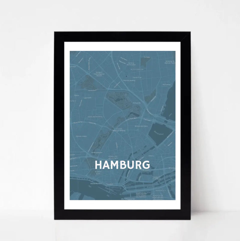 Lieblingsstadt Straßenkarte Koordinatenposter personalisiert - Cantty