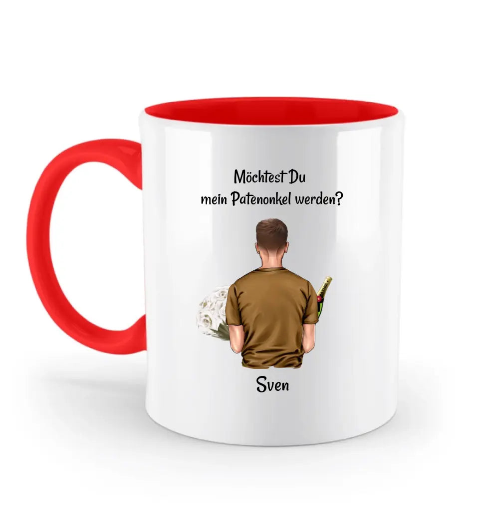 Patenonkel Fragen Tasse personalisiert - Cantty