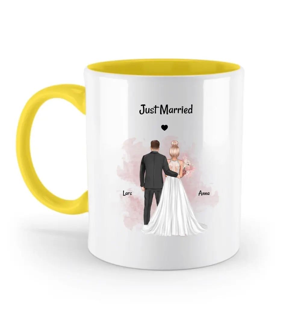 Tasse Hochzeitspaar personalisiert - Cantty