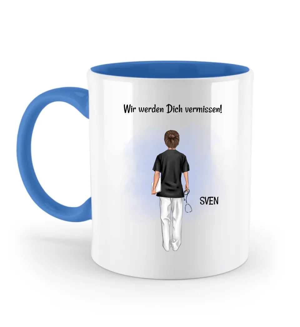 Krankenpfleger Abschied Tasse Geschenk personalisiert