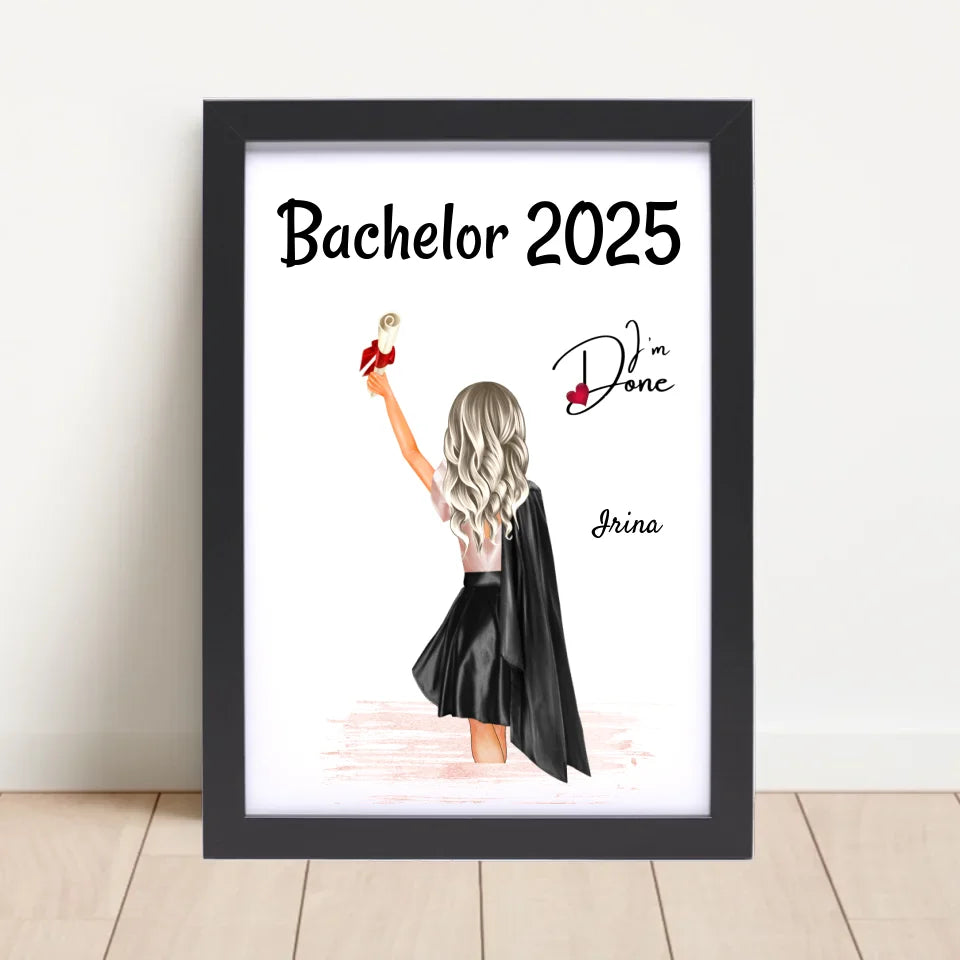Poster mit Rahmen Schwarz 4
