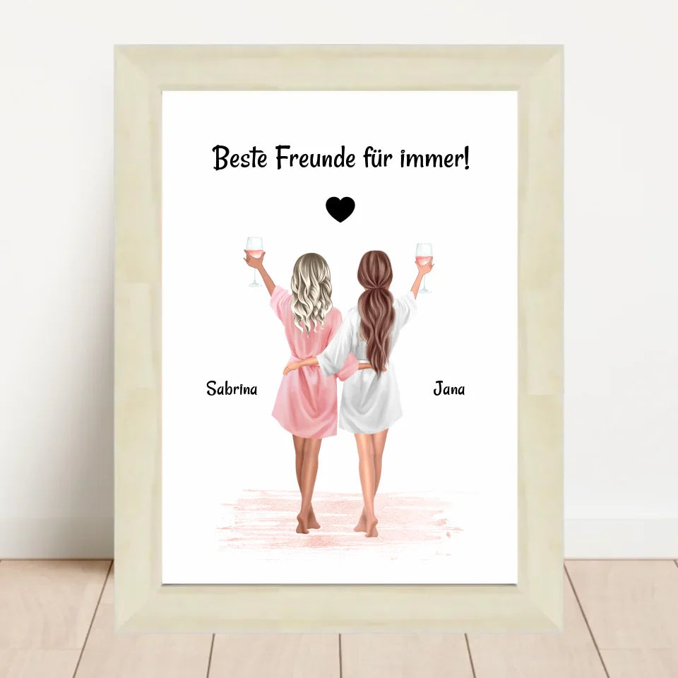 Poster mit Rahmen Hellholz 2