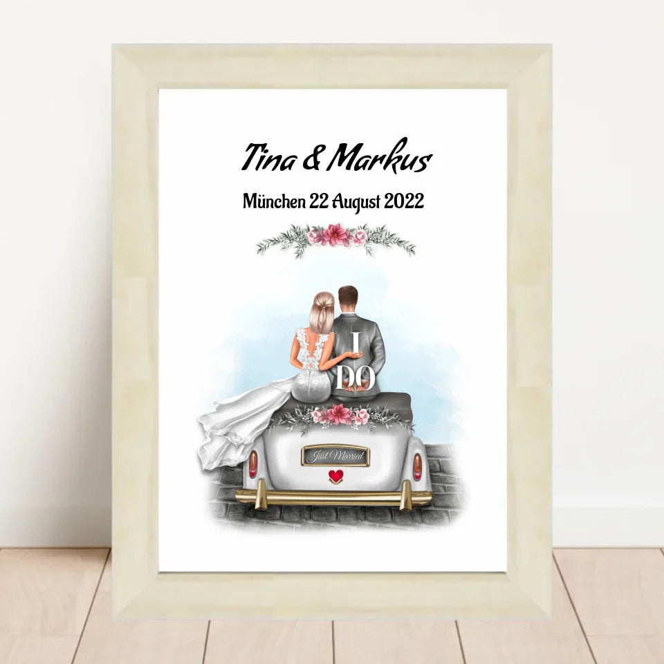 Poster mit Rahmen Hellholz 2