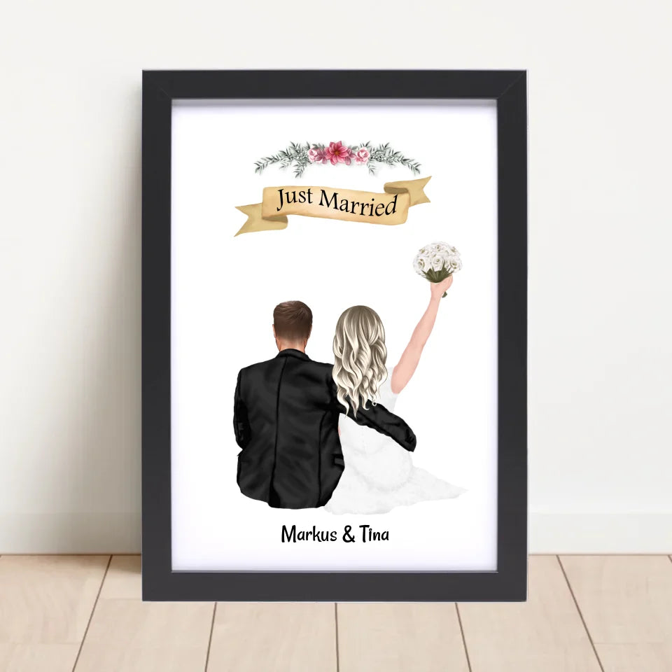 Poster mit Rahmen Schwarz 4