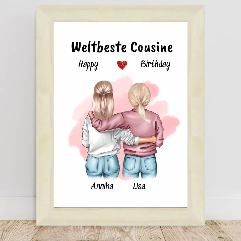 Poster mit Rahmen Hellholz 1