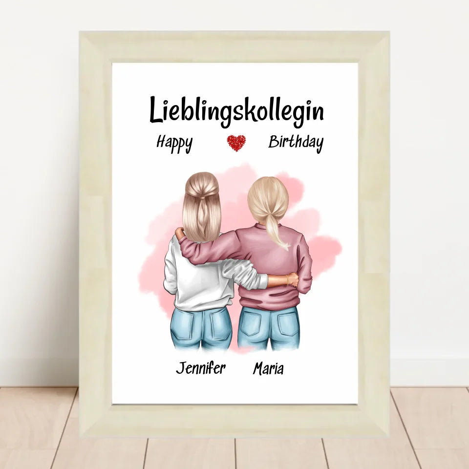 Poster mit Rahmen Hellholz 2