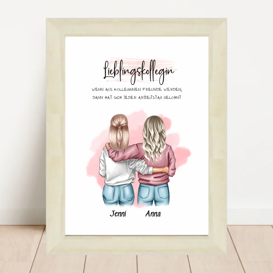 Poster mit Rahmen Hellholz 2