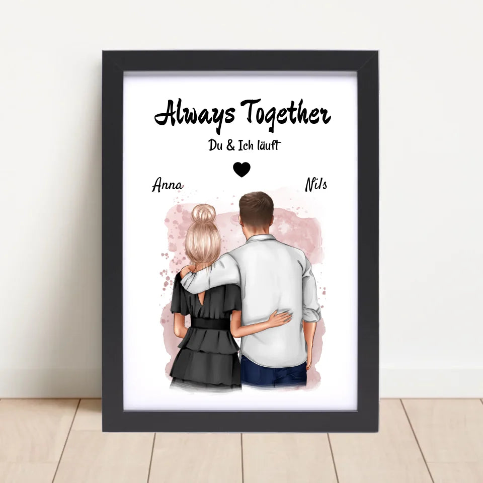 Poster mit Rahmen Schwarz 4