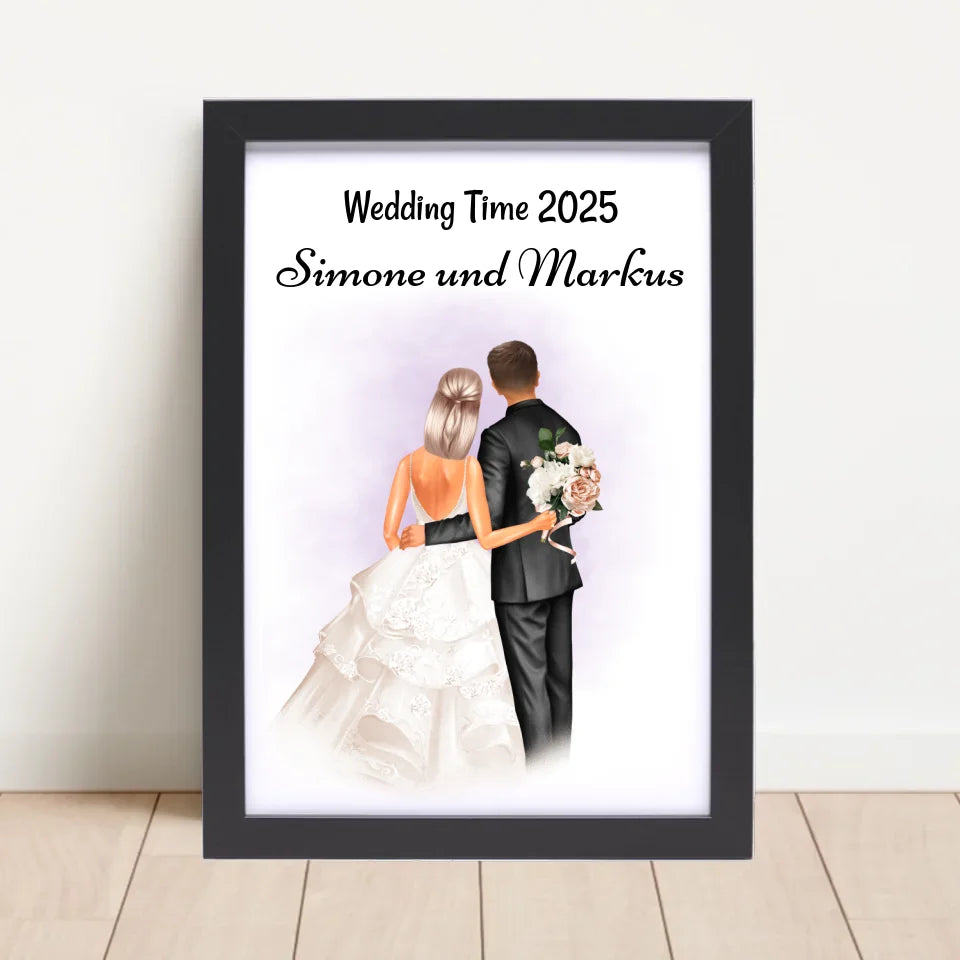 Poster mit Rahmen Schwarz 4