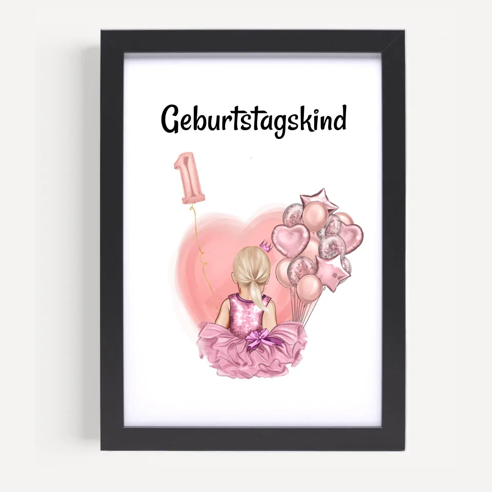 Poster mit Rahmen Schwarz 5