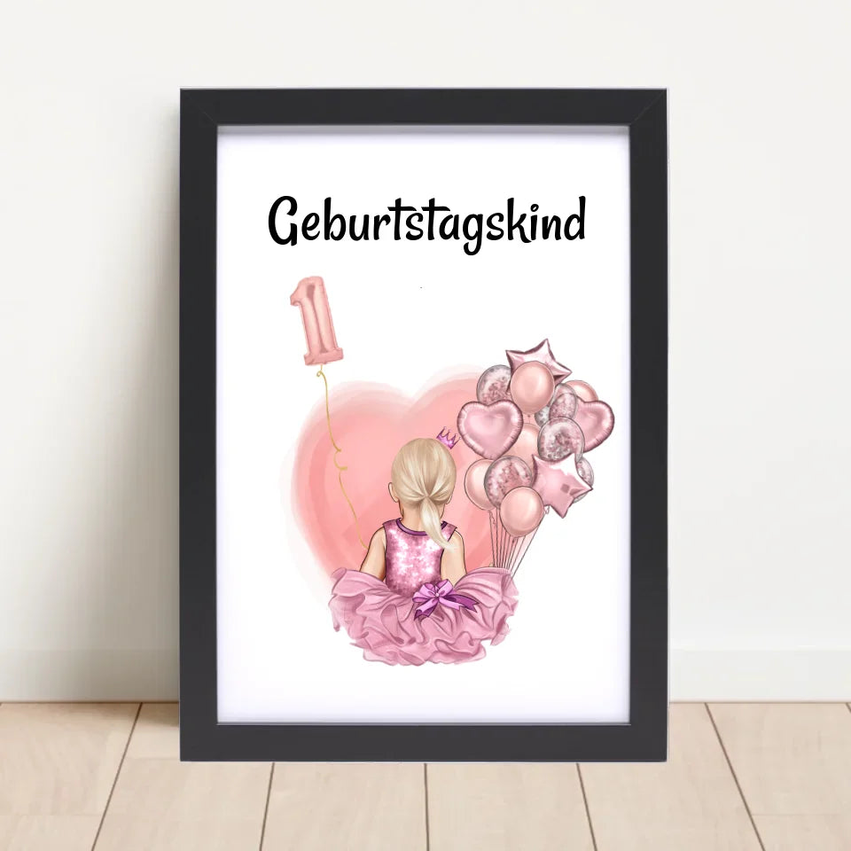 Poster mit Rahmen Schwarz 4
