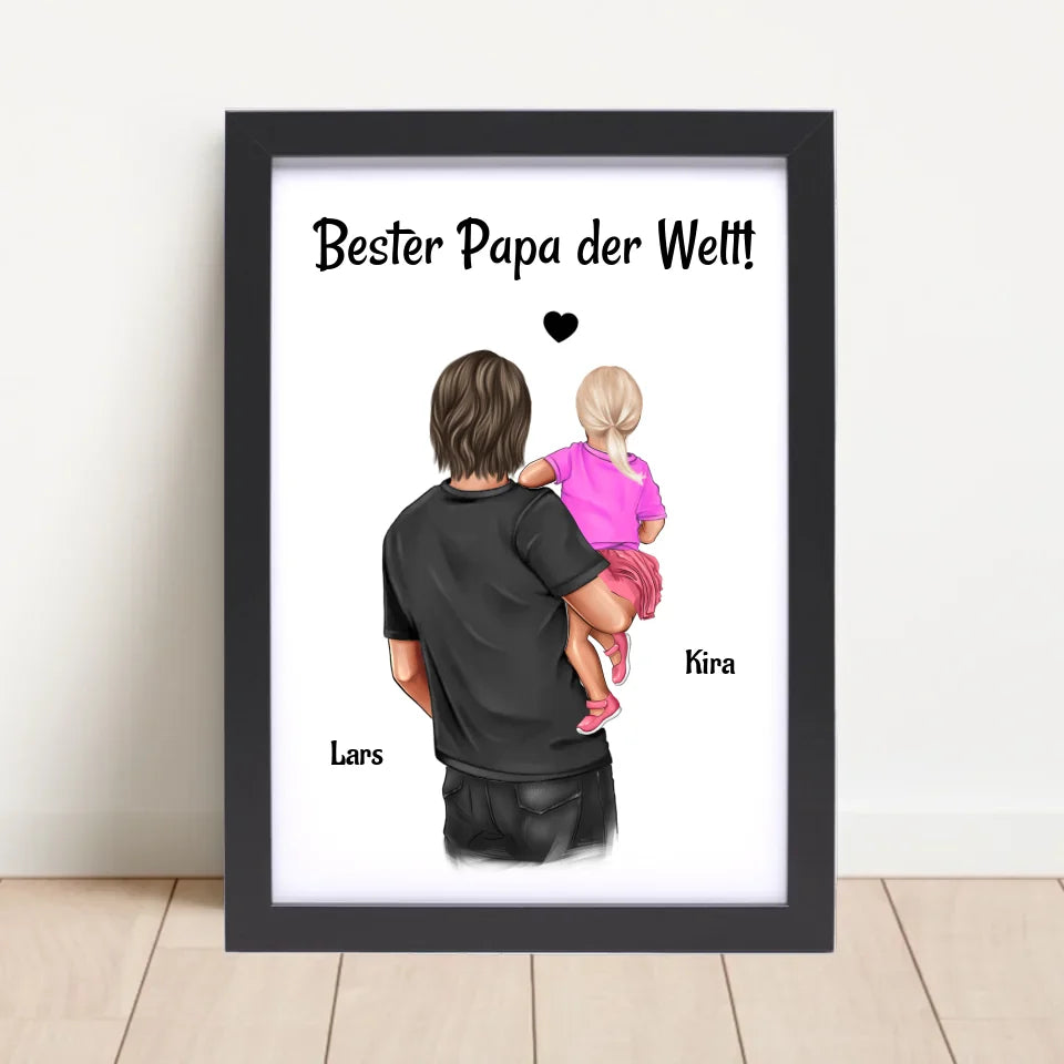 Poster mit Rahmen Schwarz 4