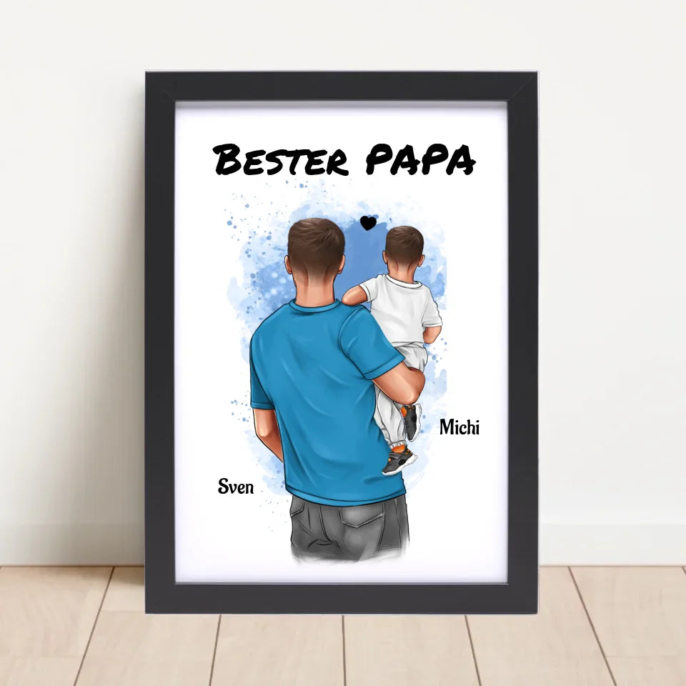 Poster mit Rahmen Schwarz 4