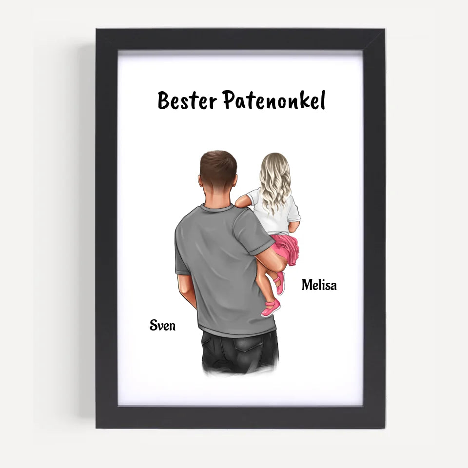 Poster mit Rahmen Schwarz 5