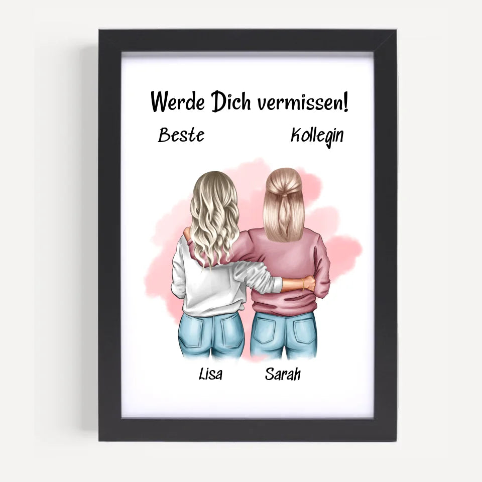 Poster mit Rahmen Schwarz 5
