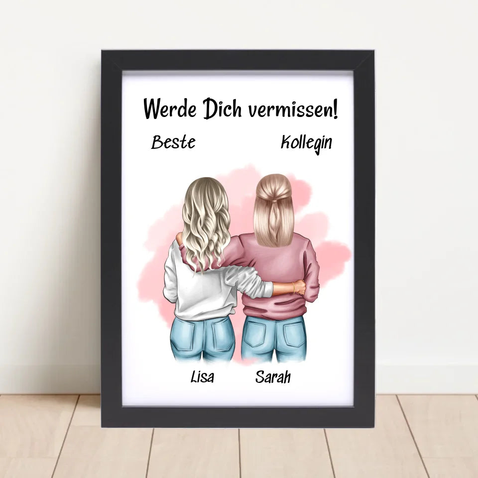 Poster mit Rahmen Schwarz 4