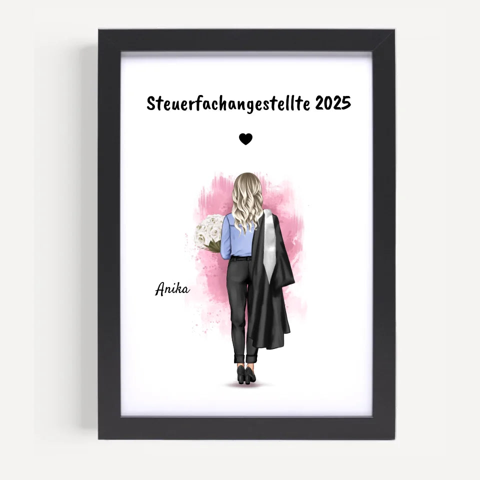 Poster mit Rahmen Schwarz 5