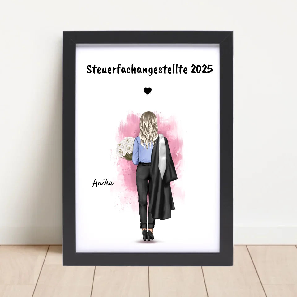 Poster mit Rahmen Schwarz 4