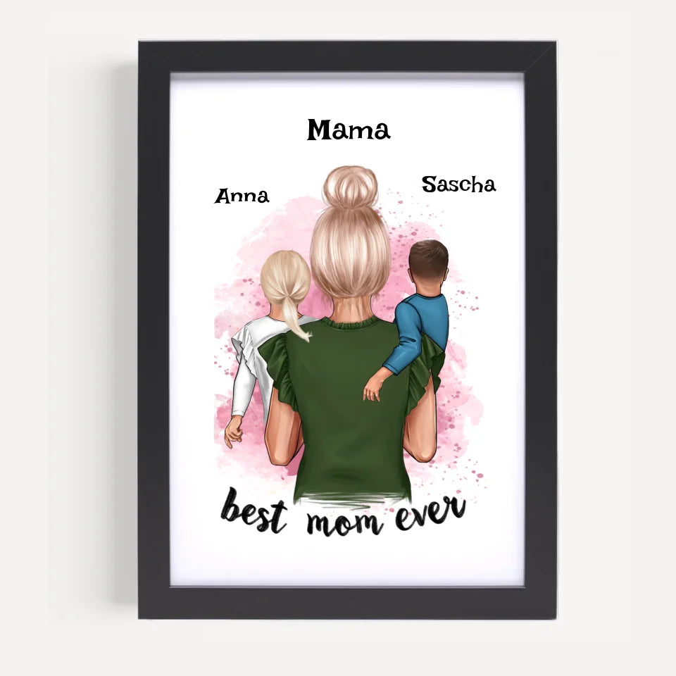 Poster mit Rahmen Schwarz 5