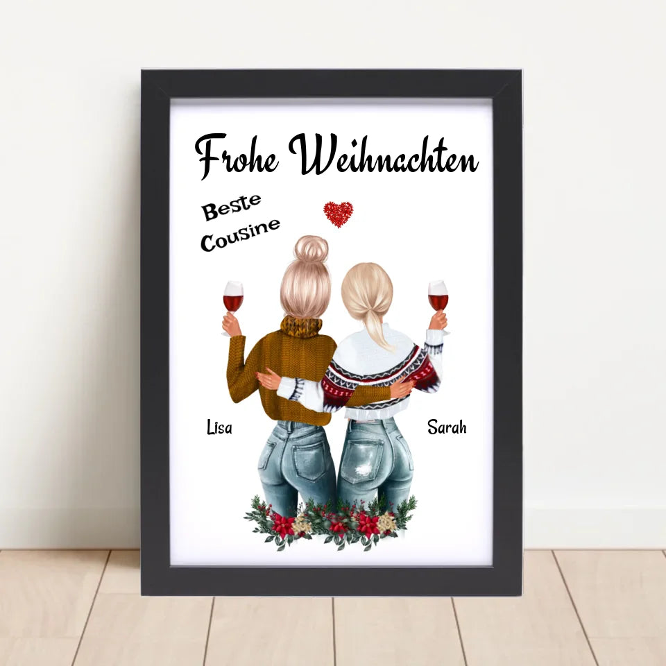 Poster mit Rahmen Schwarz 4