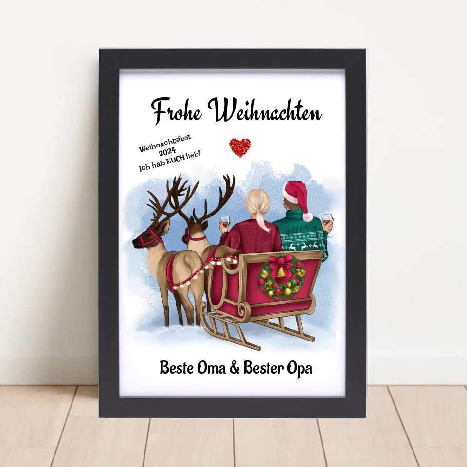 Poster mit Rahmen Schwarz 4