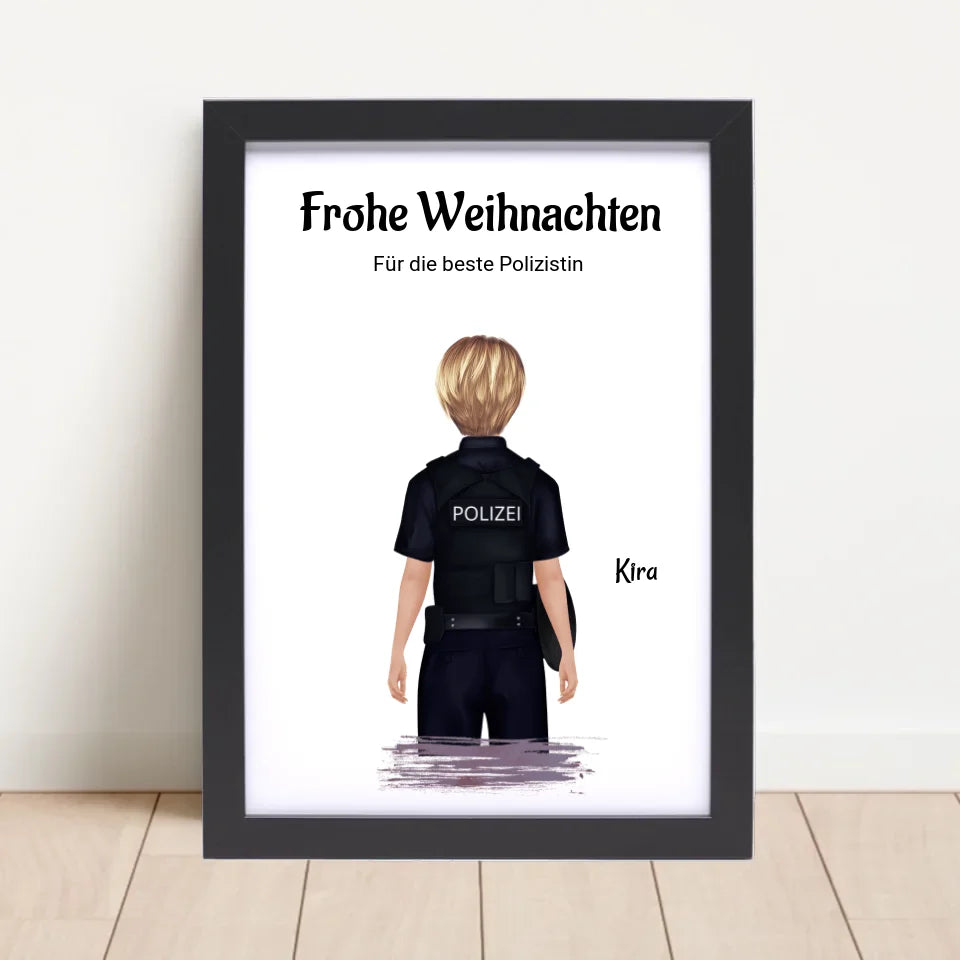Poster mit Rahmen Schwarz 4