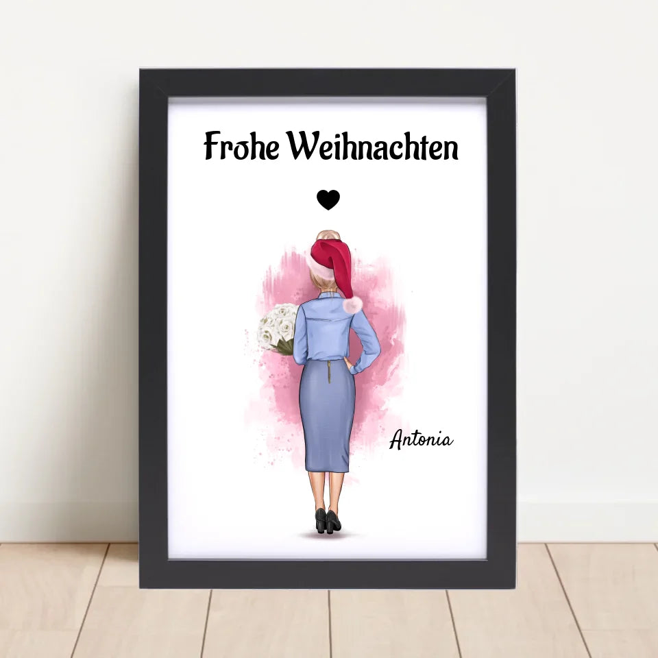 Poster mit Rahmen Schwarz 4