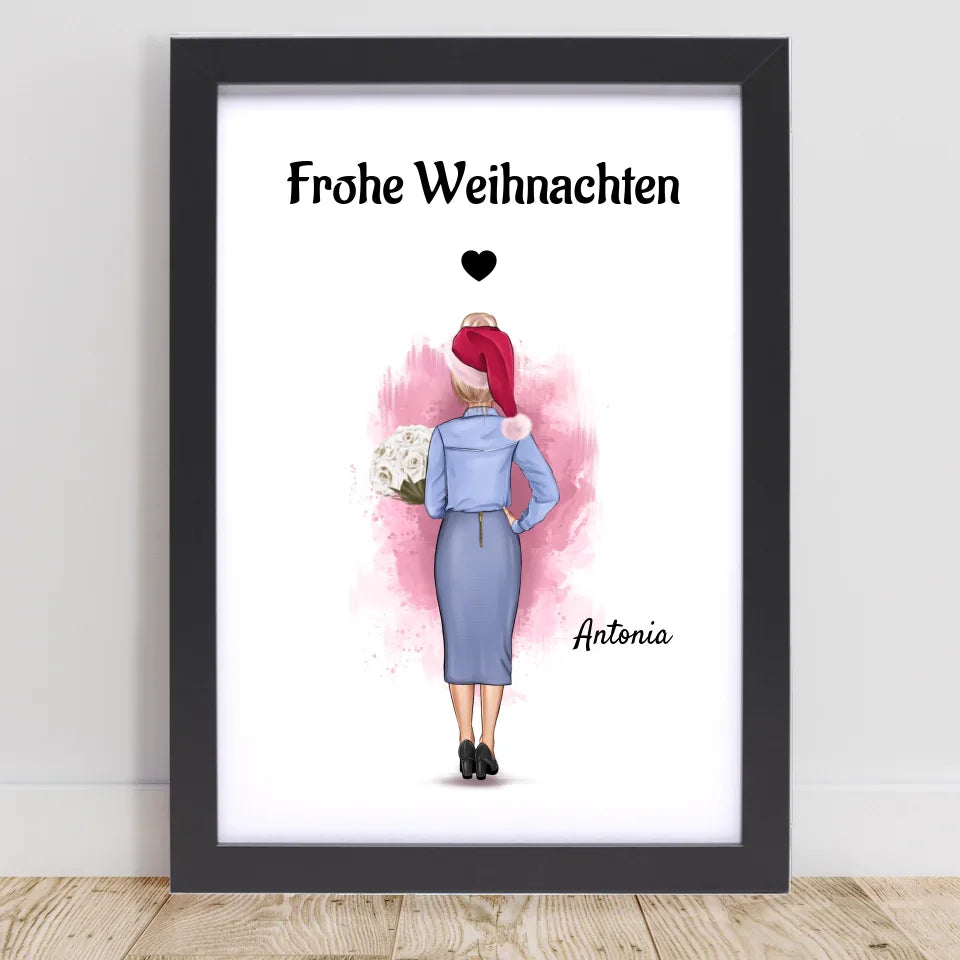 Poster mit Rahmen Schwarz 1